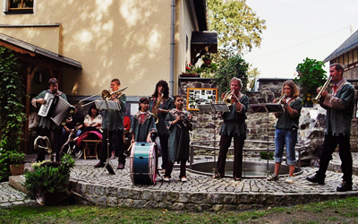 Erleuchteter Renaissance-Saal